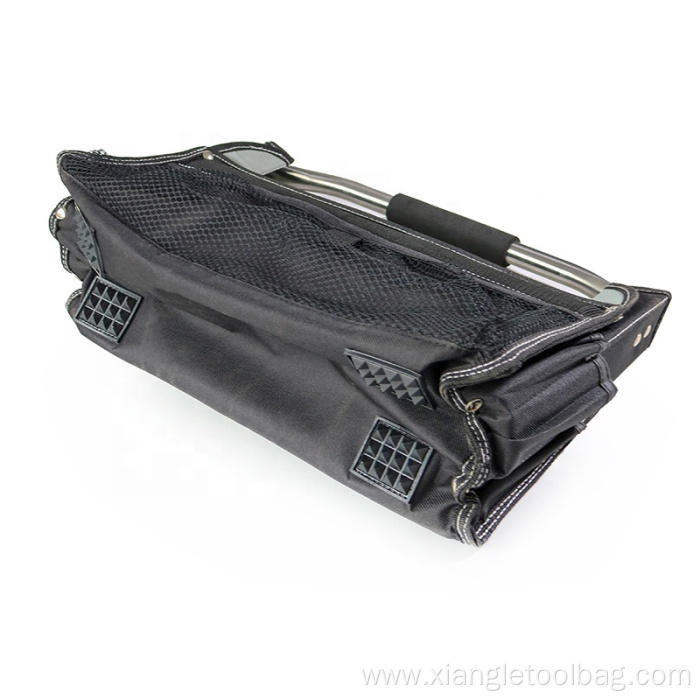 Foldable Design Tote Tools Bag with Metal Handle